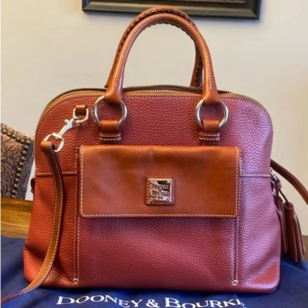 Dooney & Bourke Aubrey Leather Satchel
